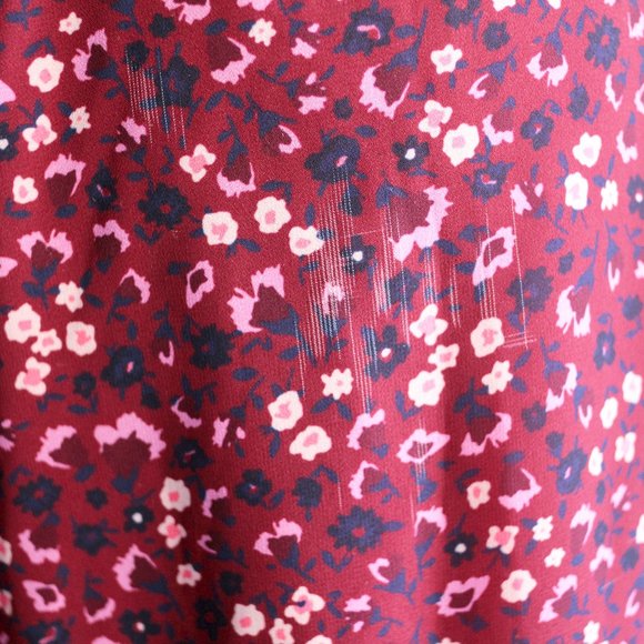 Flower pattern adjustable waist summer dress - Picture 7 of 8